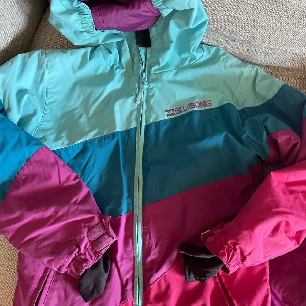 Girls Snow Bibs and Coat
